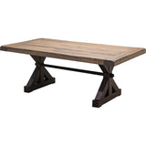 Auburn Extending Dining Table with Built-Down Top