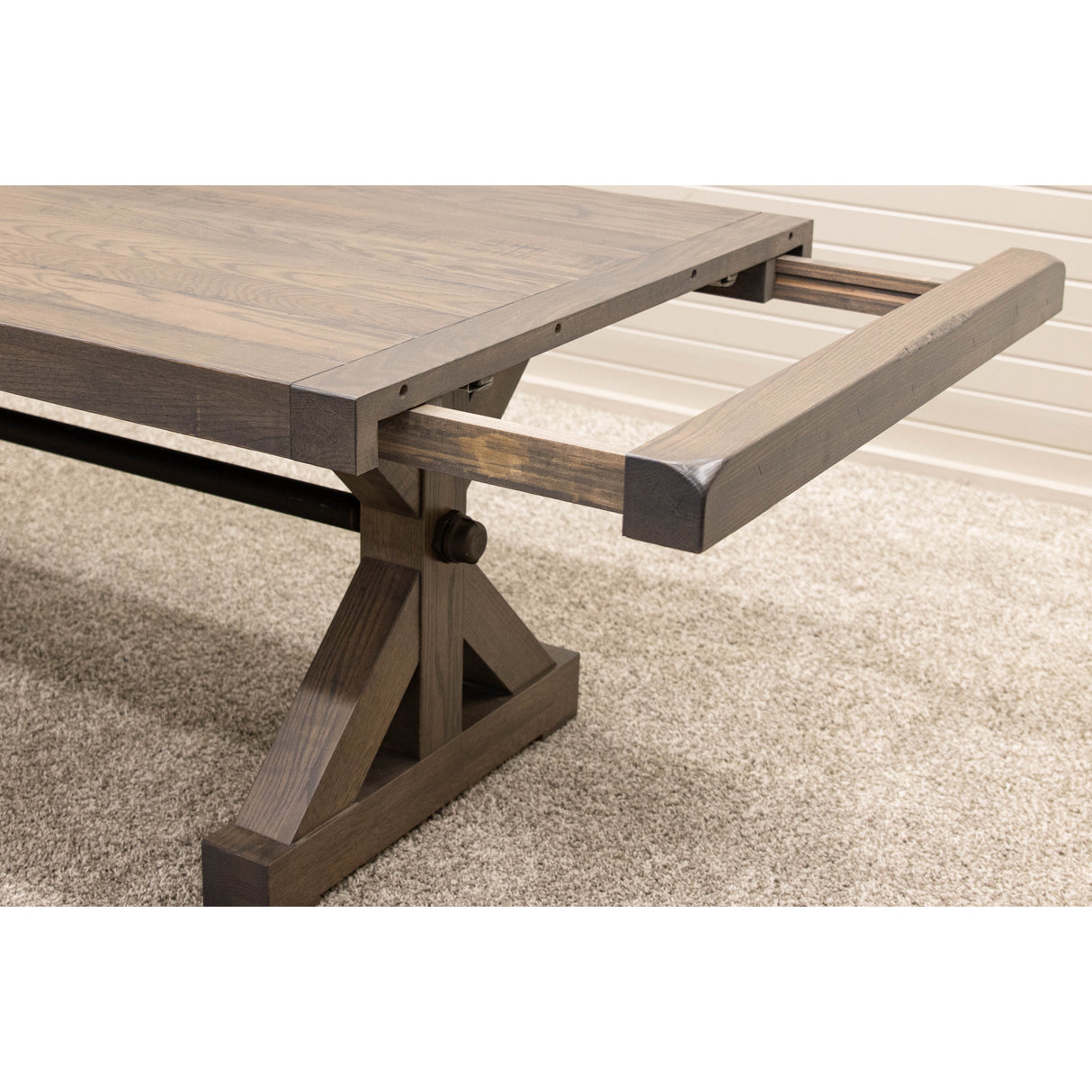 Auburn Extending Dining Table with Built-Down Top