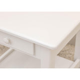 Austin White Maple Wood Large Square Open End Table | DW