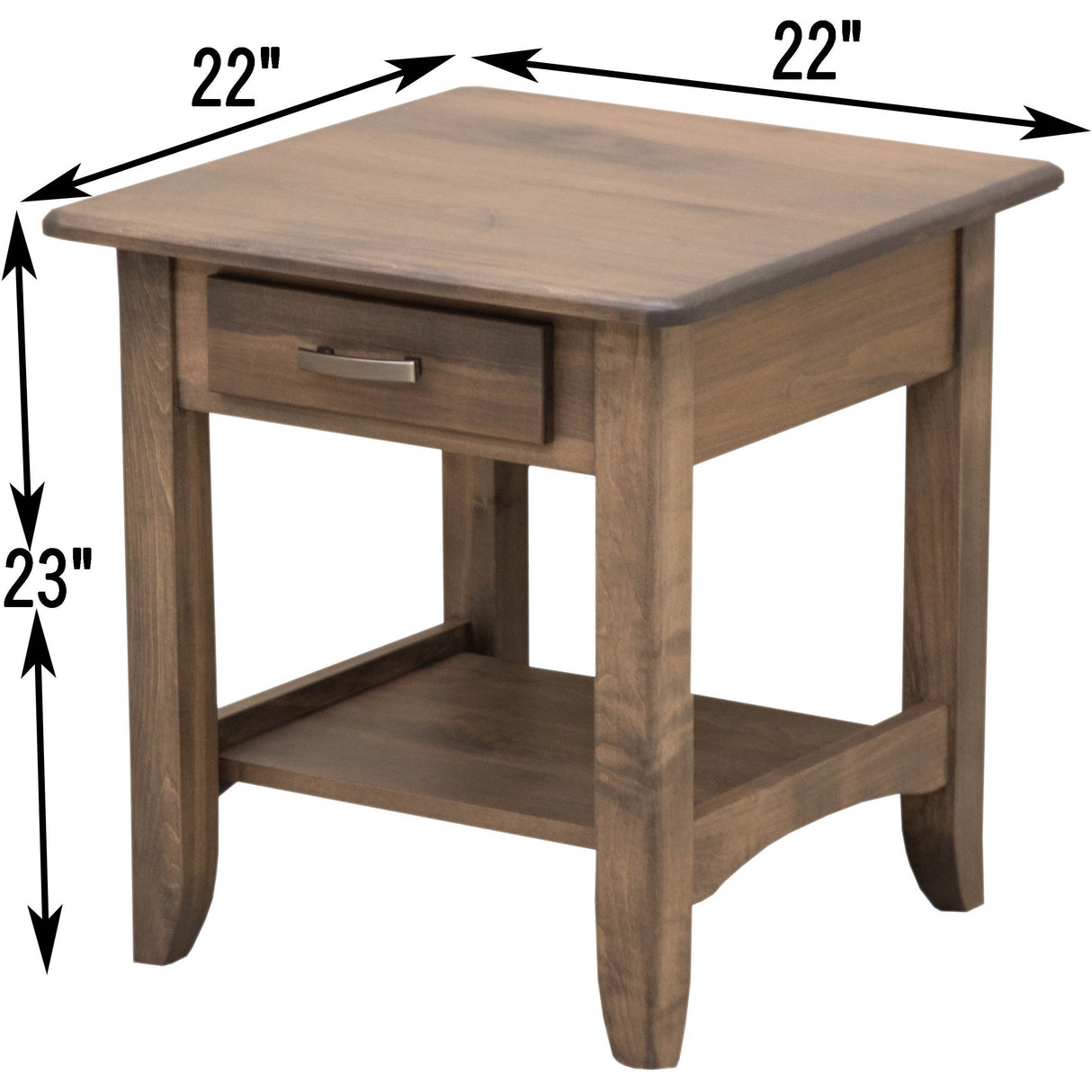 Austin Large Square Open End Table