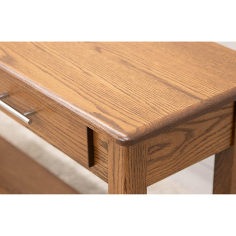 Austin Oak Wood Open Sofa Table | HC