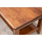 Austin Maple Wood Rectangle Open Coffee Table | BOS