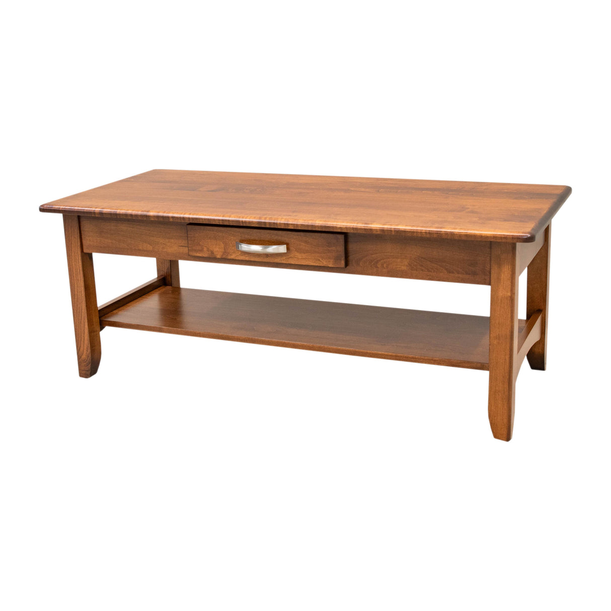 Austin Maple Wood Rectangle Open Coffee Table | BOS
