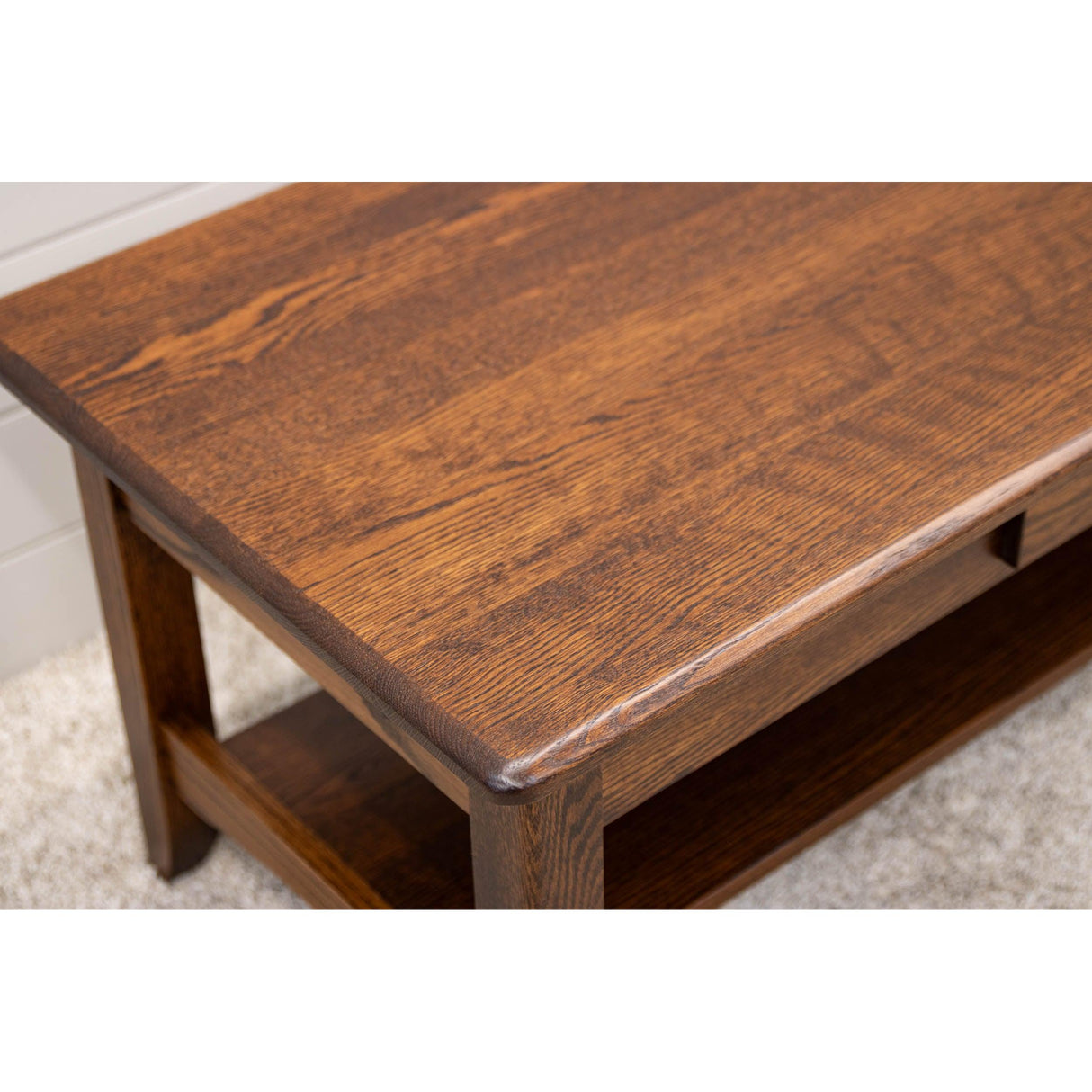 Austin Oak Wood Rectangle Open Coffee Table | ASB