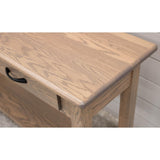 Austin Oak Wood Open Sofa Table | VD