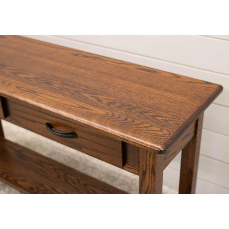 Austin Oak Wood Open Sofa Table | ASB