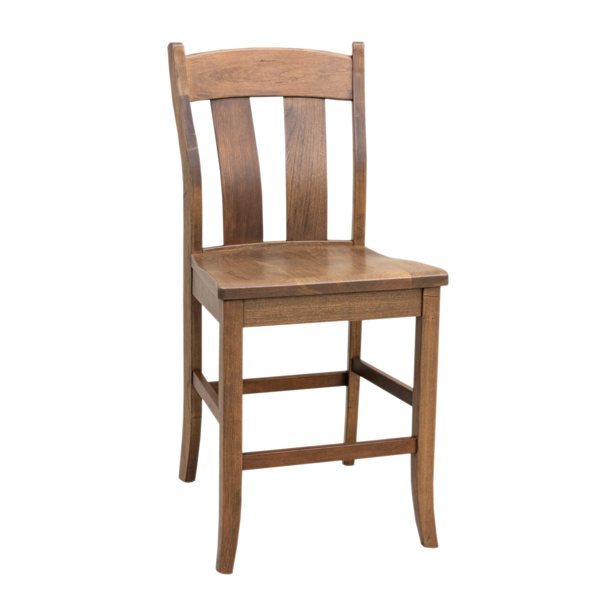 Austin 24" Cherry Wood Stationary Bar Stool | CO