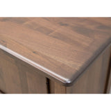 Austin 60" Walnut Wood TV Console with Wood Doors | CO