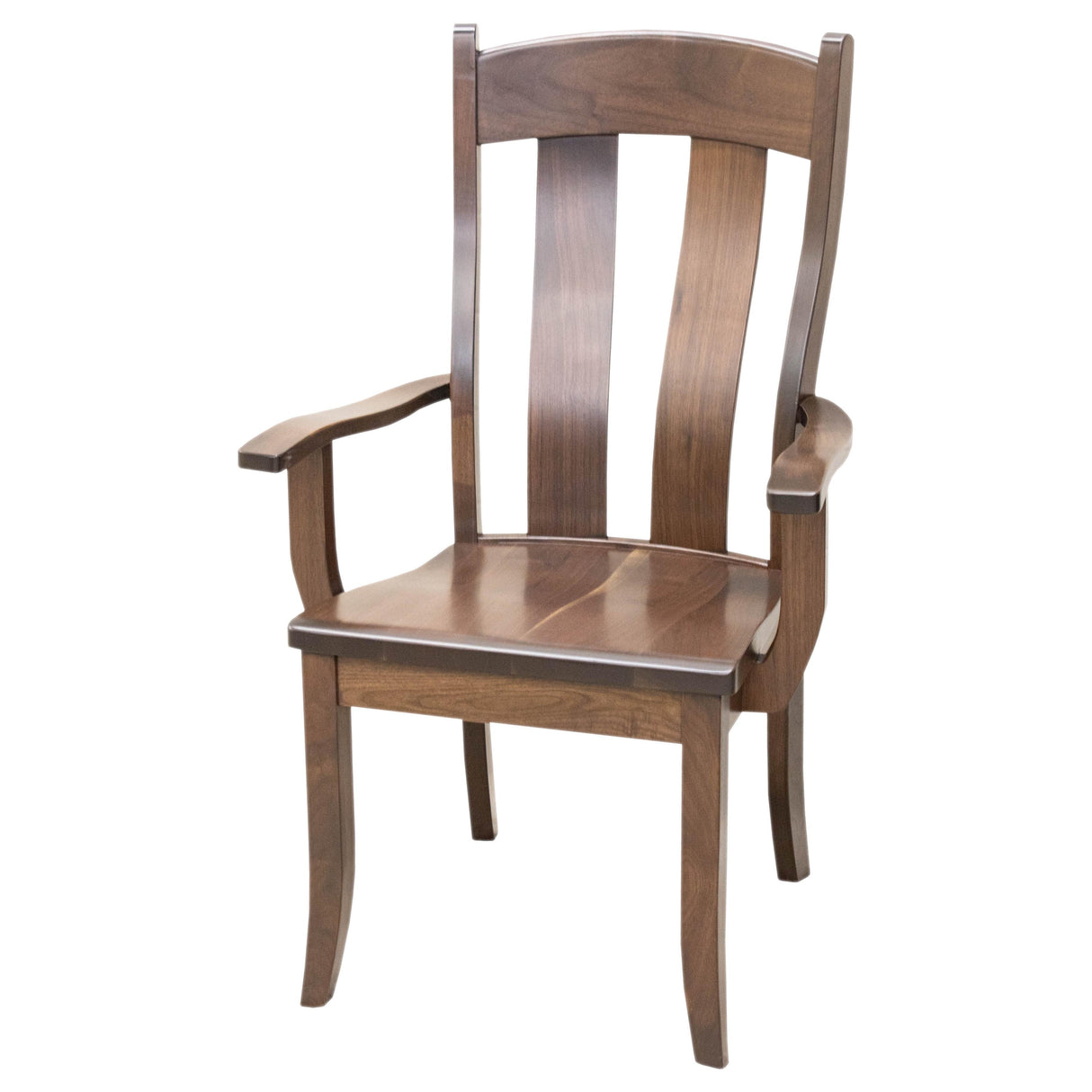 Austin Walnut Wood Arm Dining Chair | CO