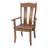 Austin Walnut Wood Arm Dining Chair | NAT