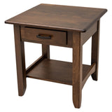 Austin Maple Wood Large Square Open End Table | BV