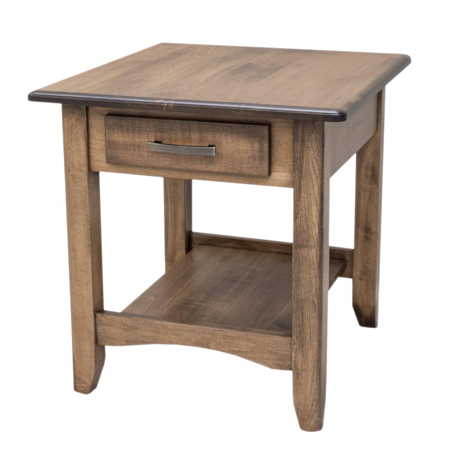 Austin Maple Wood Large Square Open End Table | CO