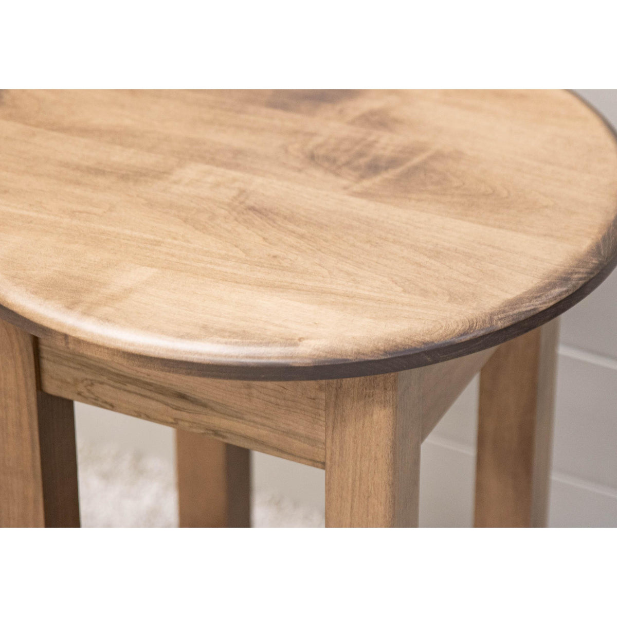 Austin Maple Wood Round Open End Table | WB
