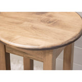 Austin Maple Wood Round Open End Table | WB