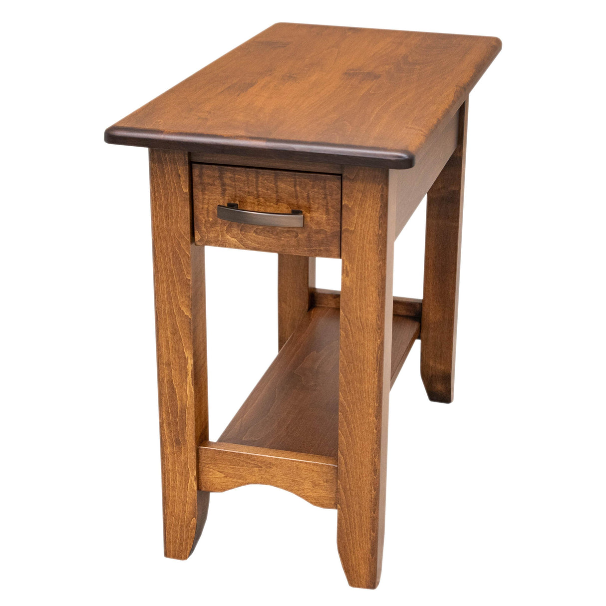 Austin Maple Wood Small Rectangle Open End Table | BOS