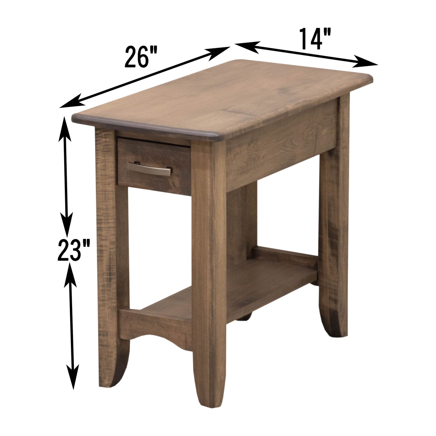 Austin Small Rectangle Open End Table