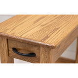 Austin Oak Wood Small Rectangle Open End Table | FW