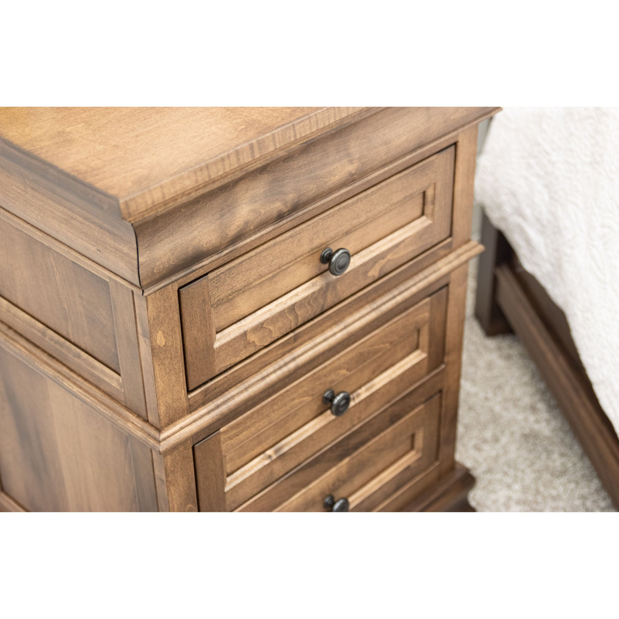 Belmont 3-Drawer Nightstand