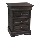 Belmont Maple Wood 3-Drawer Nightstand | DK