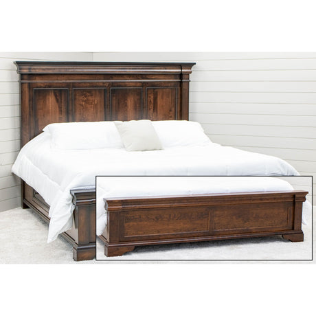 Belmont Queen Maple Wood Storage Platform Bed | ASB-BURN