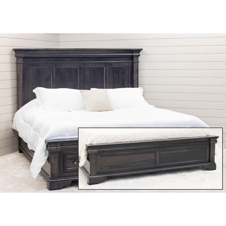 Belmont Queen Maple Wood Storage Platform Bed | GS