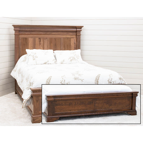 Belmont King Walnut Wood Storage Platform Bed | NAT