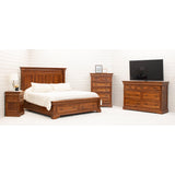 Belmont Full Cherry Wood Storage Platform Bed | MC