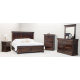 Belmont Queen Maple Wood Storage Platform Bed | RT