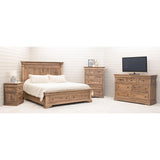 Belmont King Maple Wood Storage Platform Bed | WB