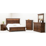 Belmont Full Cherry Wood Storage Platform Bed | ASB