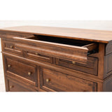 Belmont Maple Wood 7-Drawer Tall Dresser | ASB