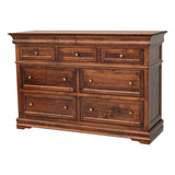 Belmont Maple Wood 7-Drawer Tall Dresser | ASB