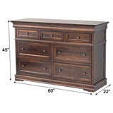 Belmont 7-Drawer Tall Dresser