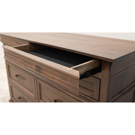 Belmont Walnut Wood 7-Drawer Tall Dresser | CO
