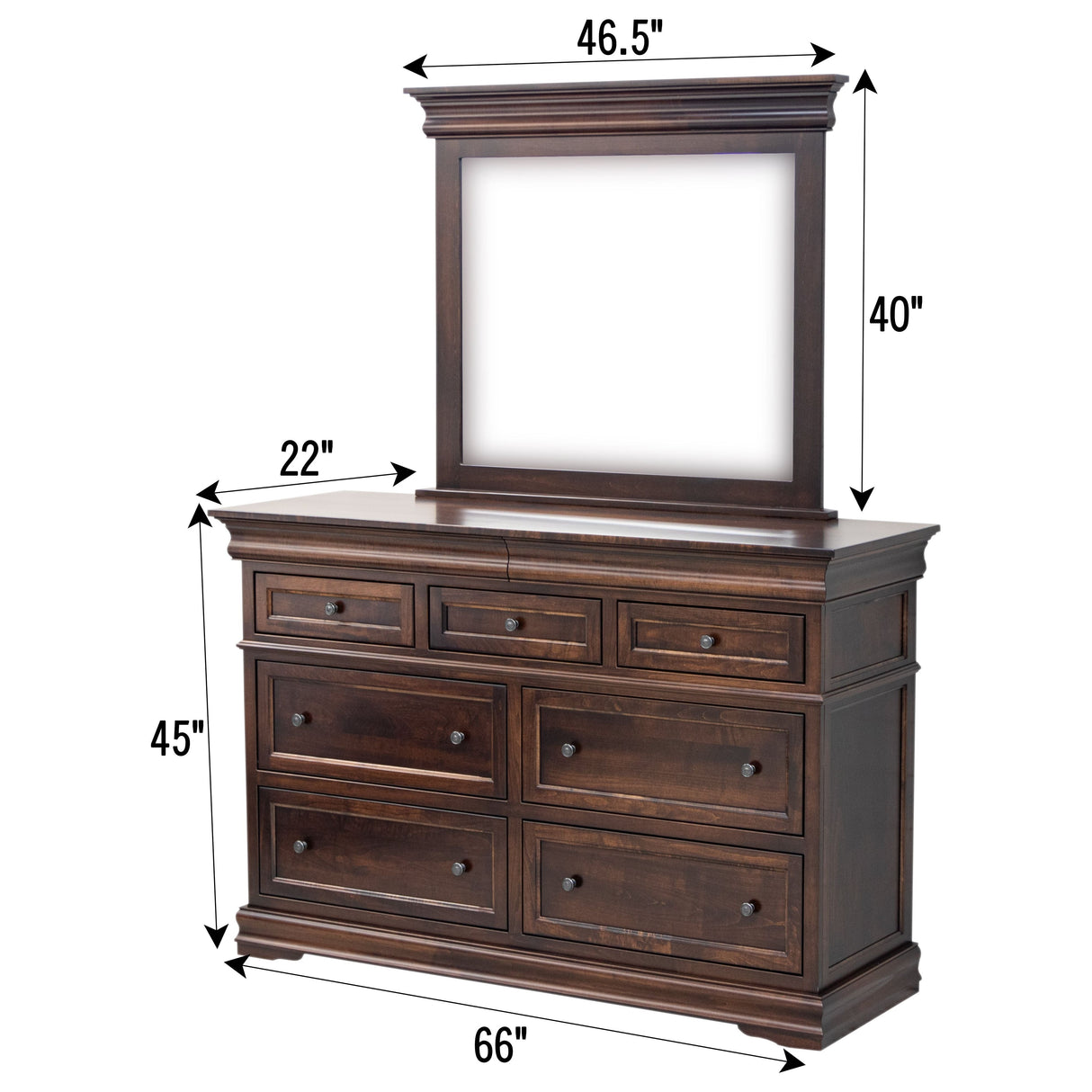 Belmont 7-Drawer Tall Dresser