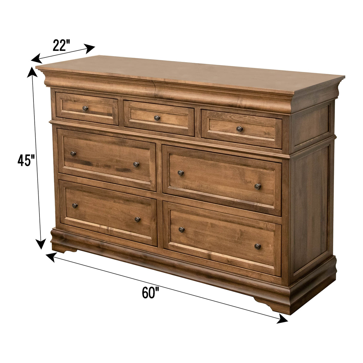 Belmont 7-Drawer Tall Dresser