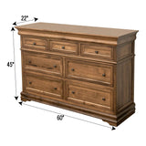 Belmont 7-Drawer Tall Dresser