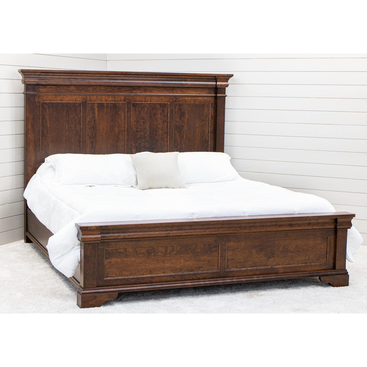 Belmont Full Cherry Wood Storage Platform Bed | ASB