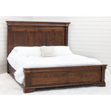 Belmont Full Cherry Wood Storage Platform Bed | ASB