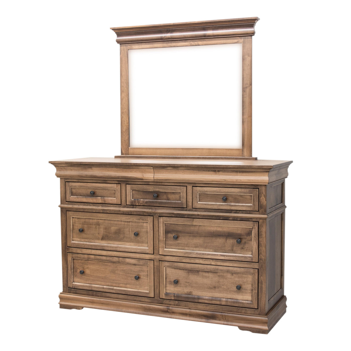 Belmont 6-Piece Maple Solid Wood King Bedroom Set