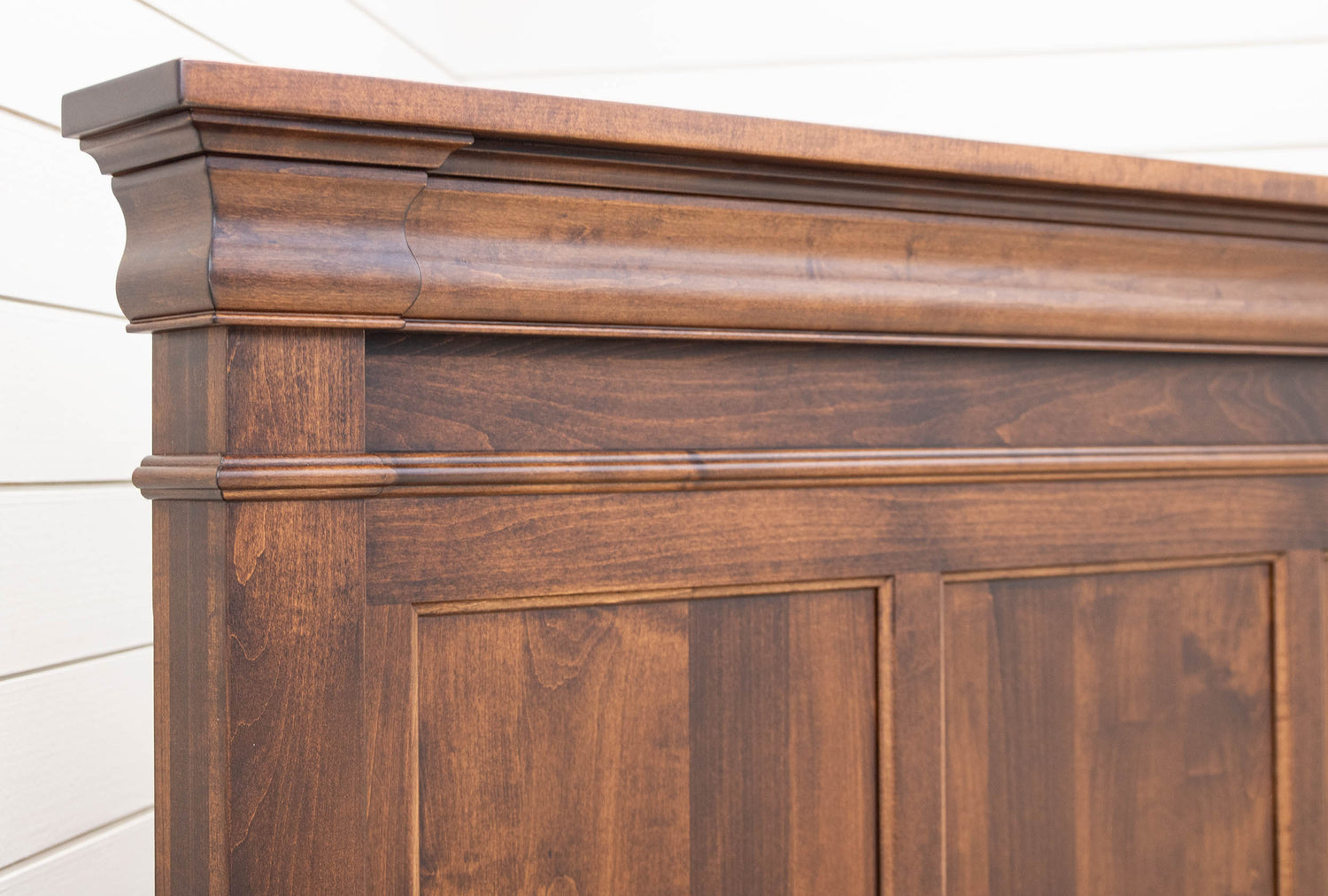 Belmont King Maple Wood Storage Platform Bed | ASB