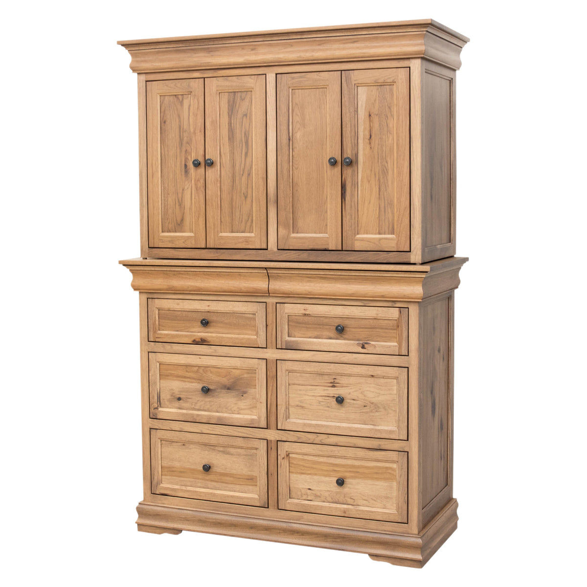 Belmont Hickory Wood Mule Chest Armoire | WB