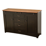 Berlin Black & Wood Buffet - 72" | M-EB&E-MC