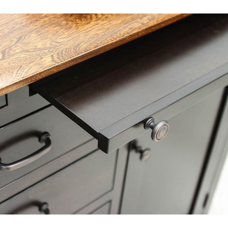 Berlin Black & Wood Buffet - 72" | M-EB&E-MC
