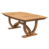 Biltmore Hickory Wood Extendable Dining Table Set for 6-8
