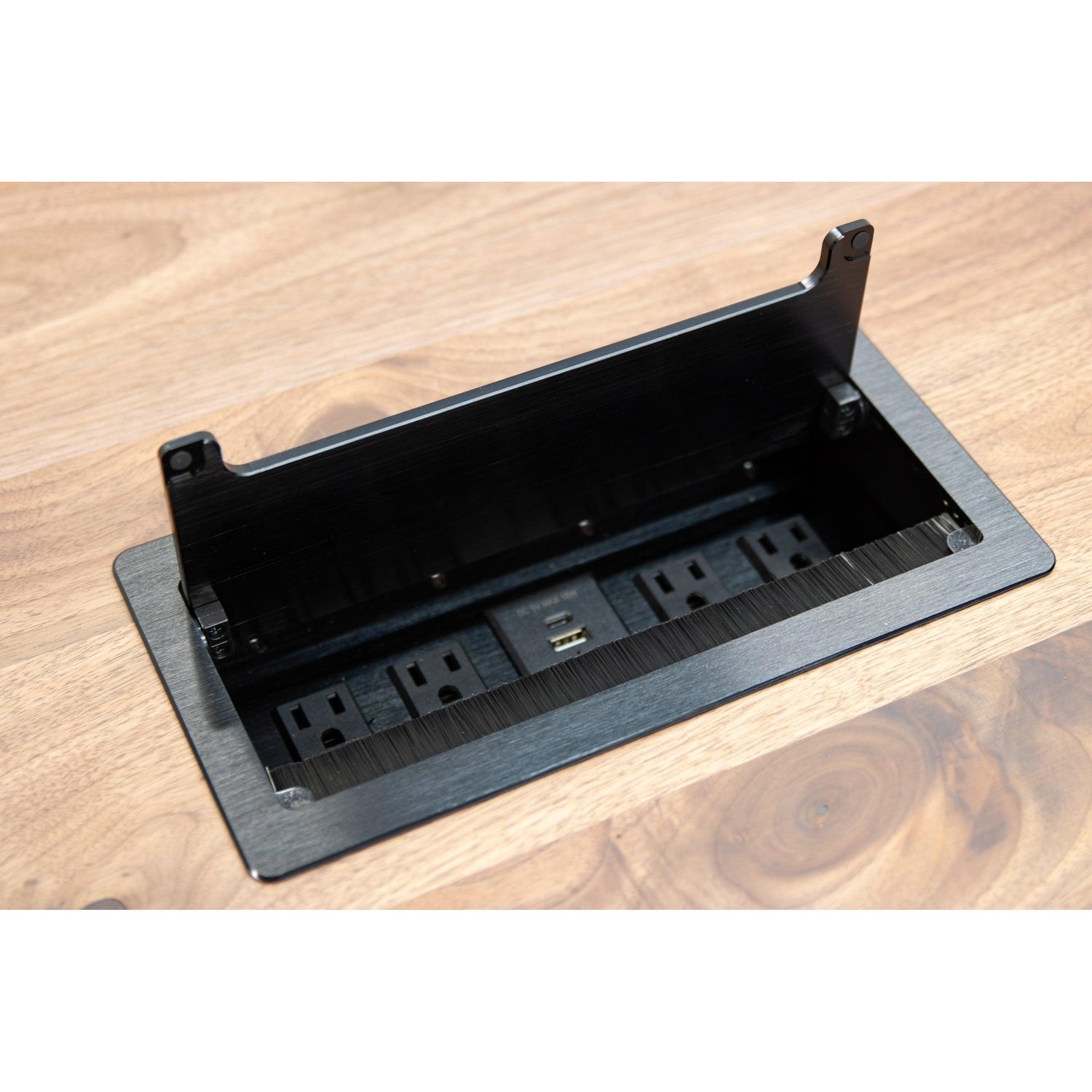 Biltmore Large Black & Walnut Wood Conference Table | M-EB&RW-NAT