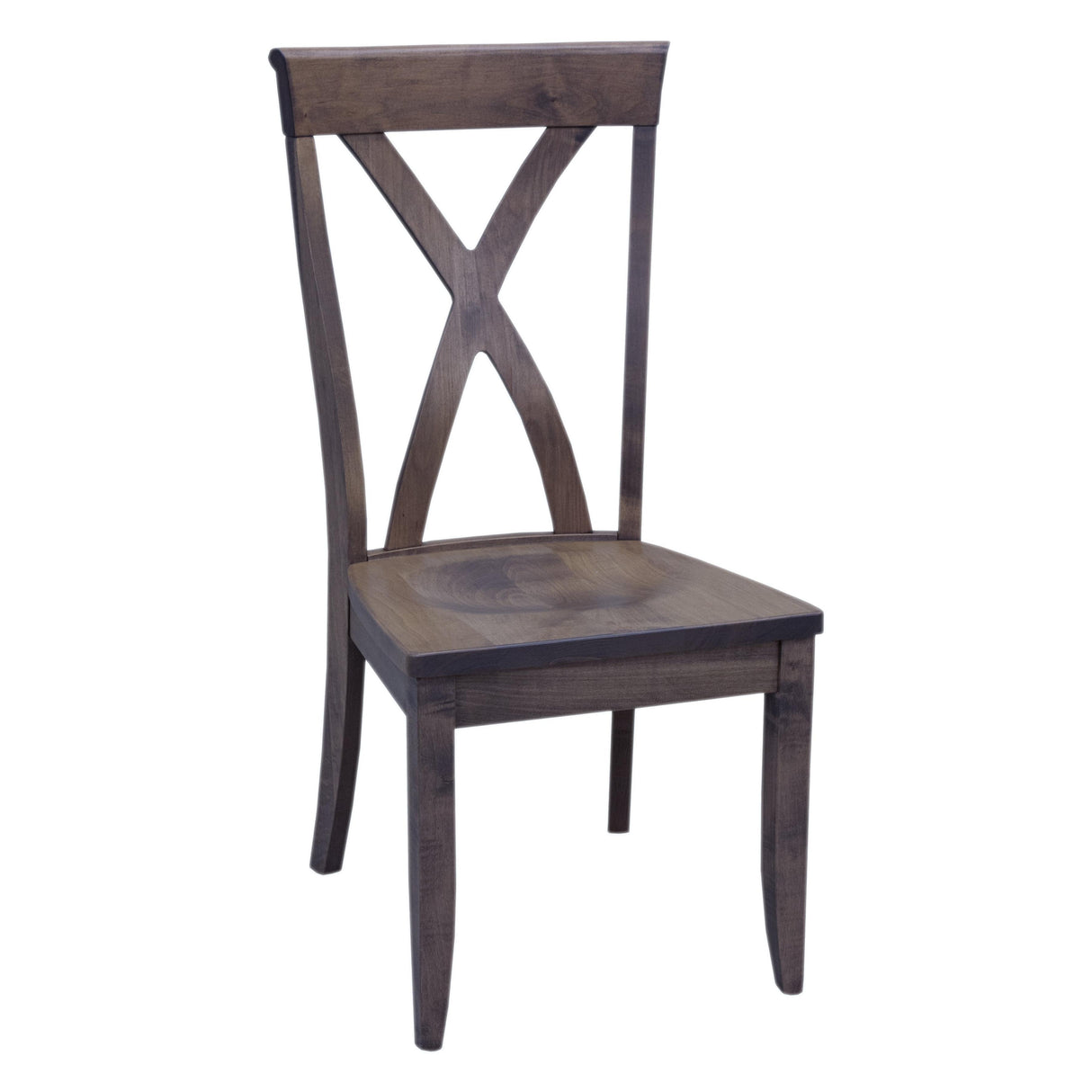 Brooke X Back Maple Wood Side Dining Chair | GS