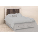 Cambria King White & Wood Storage Platform Bed | M-AV&DK