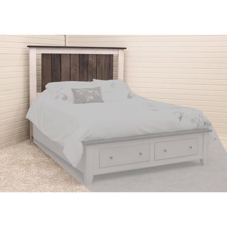 Cambria Queen White & Wood Storage Platform Bed | M-AV&DK