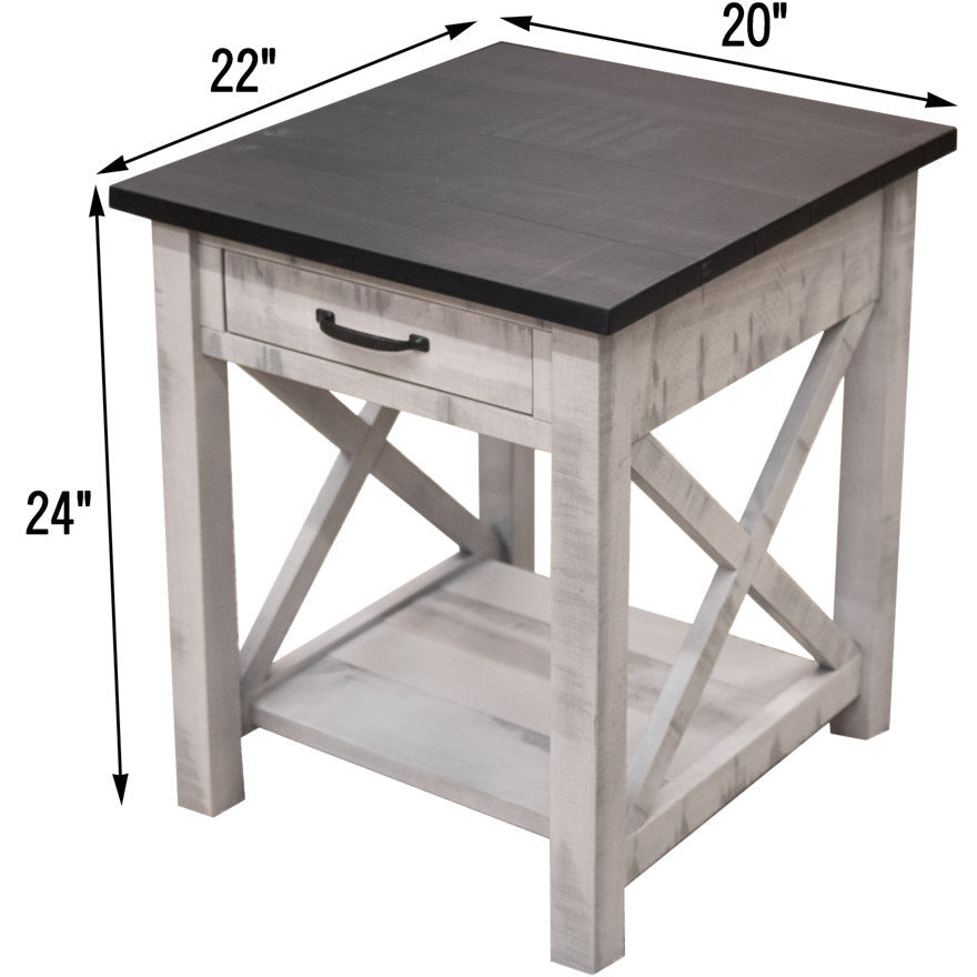 Cambria Large Square Open End Table